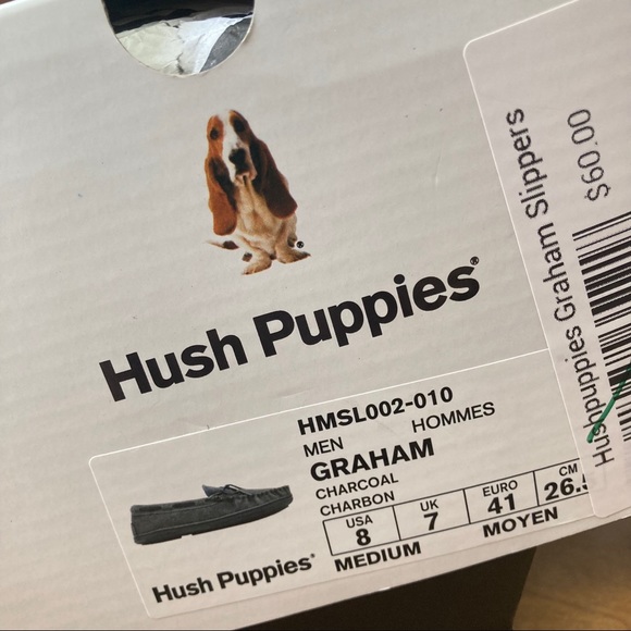 Hush Puppies Graham Slippers Mens NWT - Picture 5 of 7